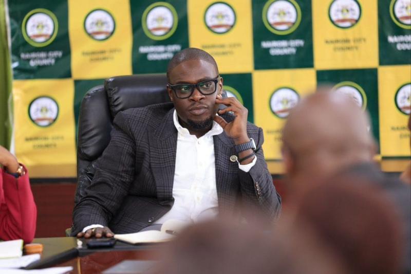 File image of Nairobi Governor Johnson Sakaja.